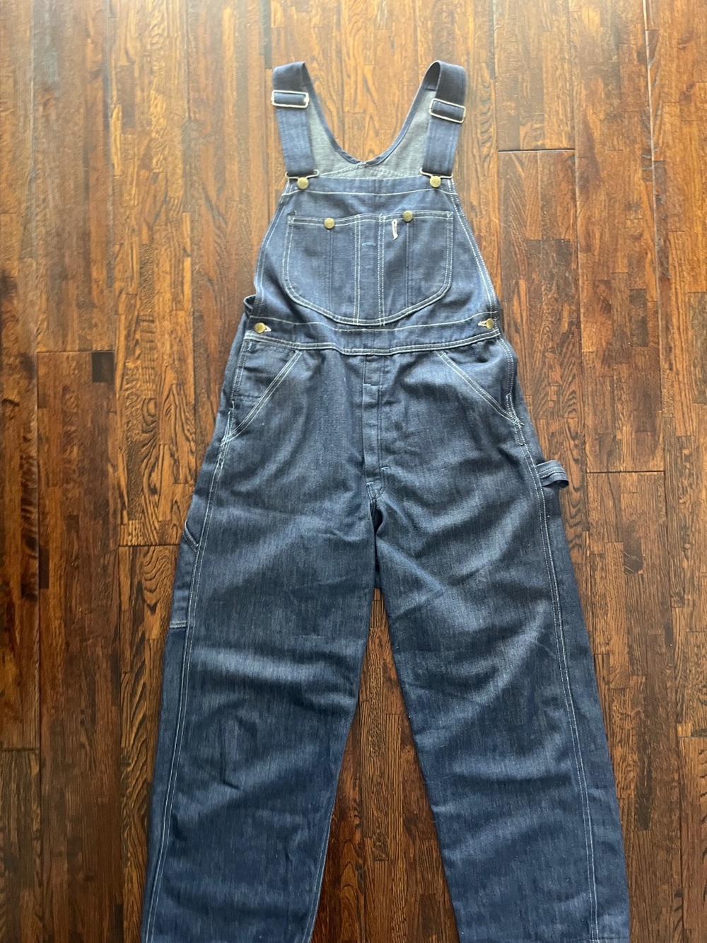 Vintage Sears Women's Denim Overalls - Blue
